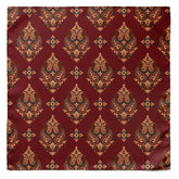MAROON & BLACK MYSTERY SILK MEN SCARF